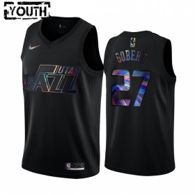 Dres Utah Jazz Rudy Gobert 27 Iridescent HWC Collection Swingman - Dječji